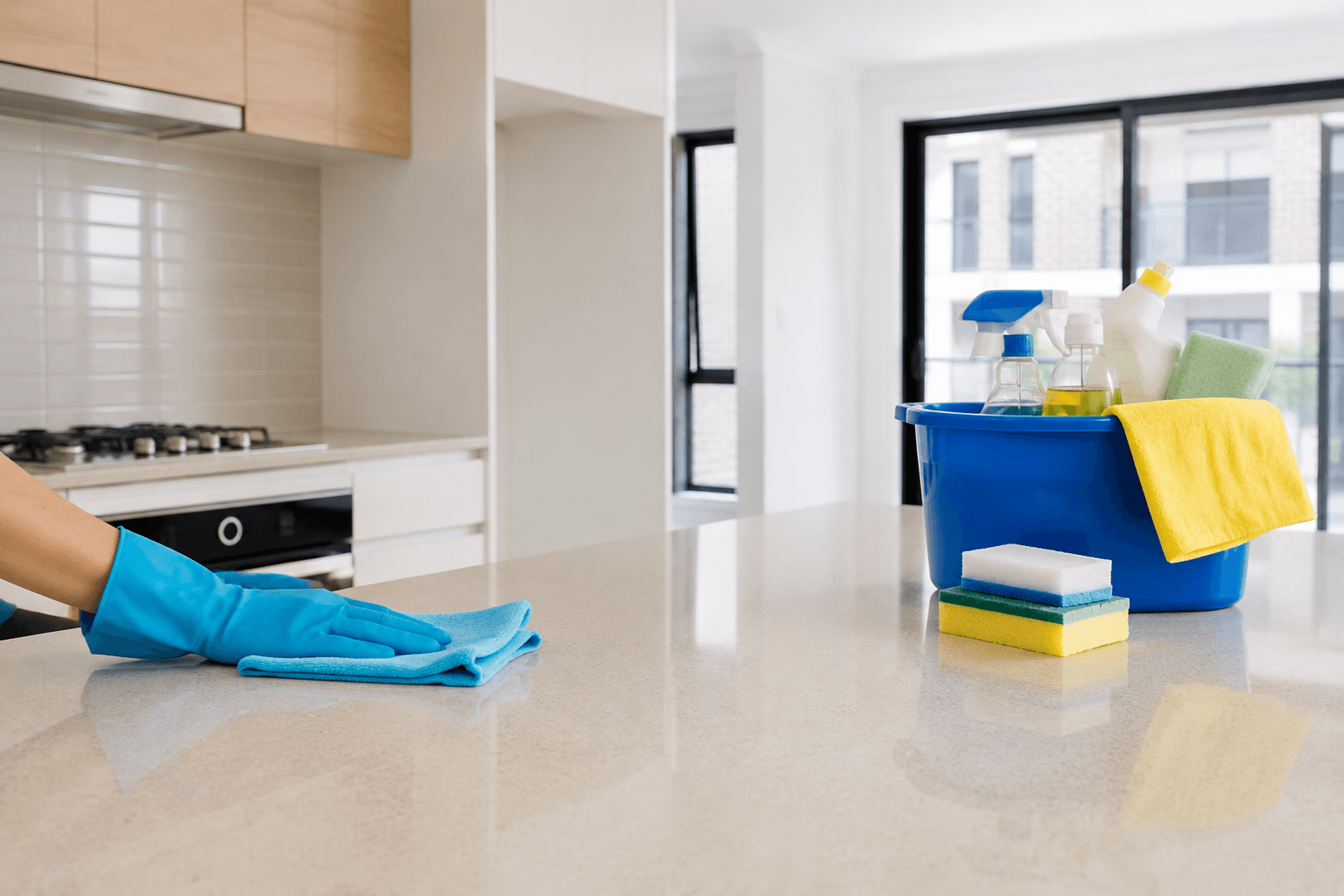 Illustrative bond cleaning work