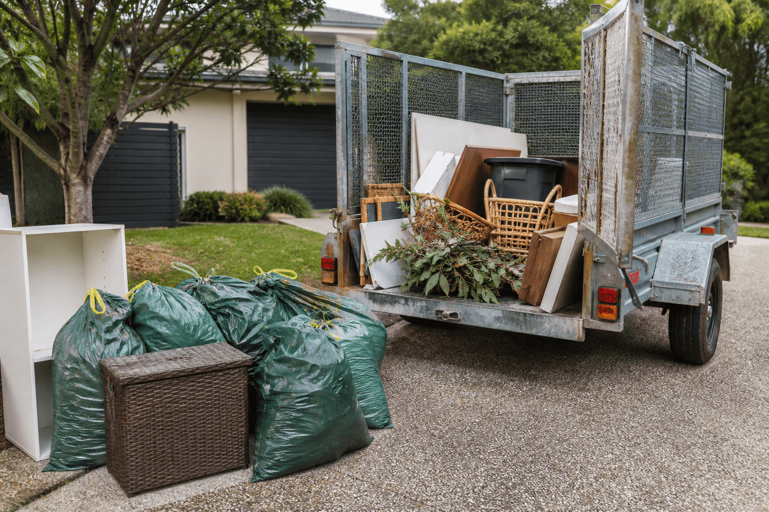 Illustrative rubbish removals work